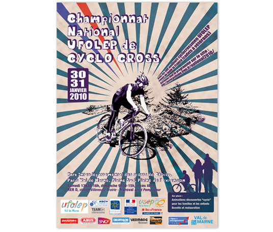Affiche cyclo cross 2010 Ufolep 