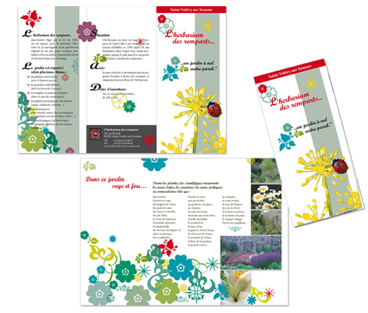 Plaquette 3 volets Herbarium