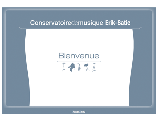 Webdesign site internet Conservatoire de musique de Bagnolet